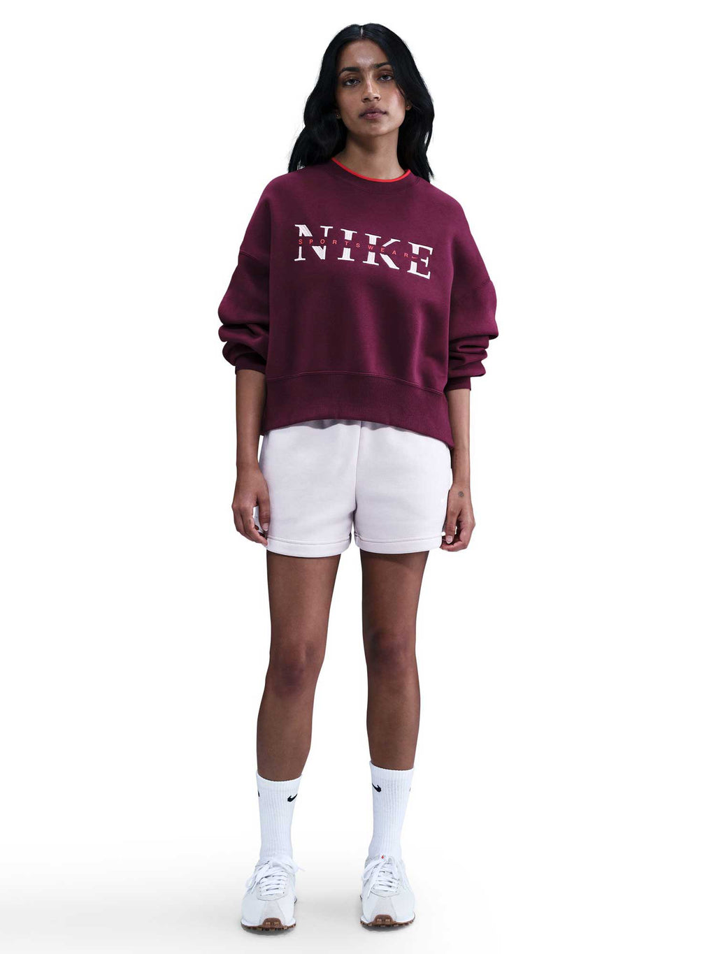 NIKE Блуза W NSW PHNX FLC CREW GLS