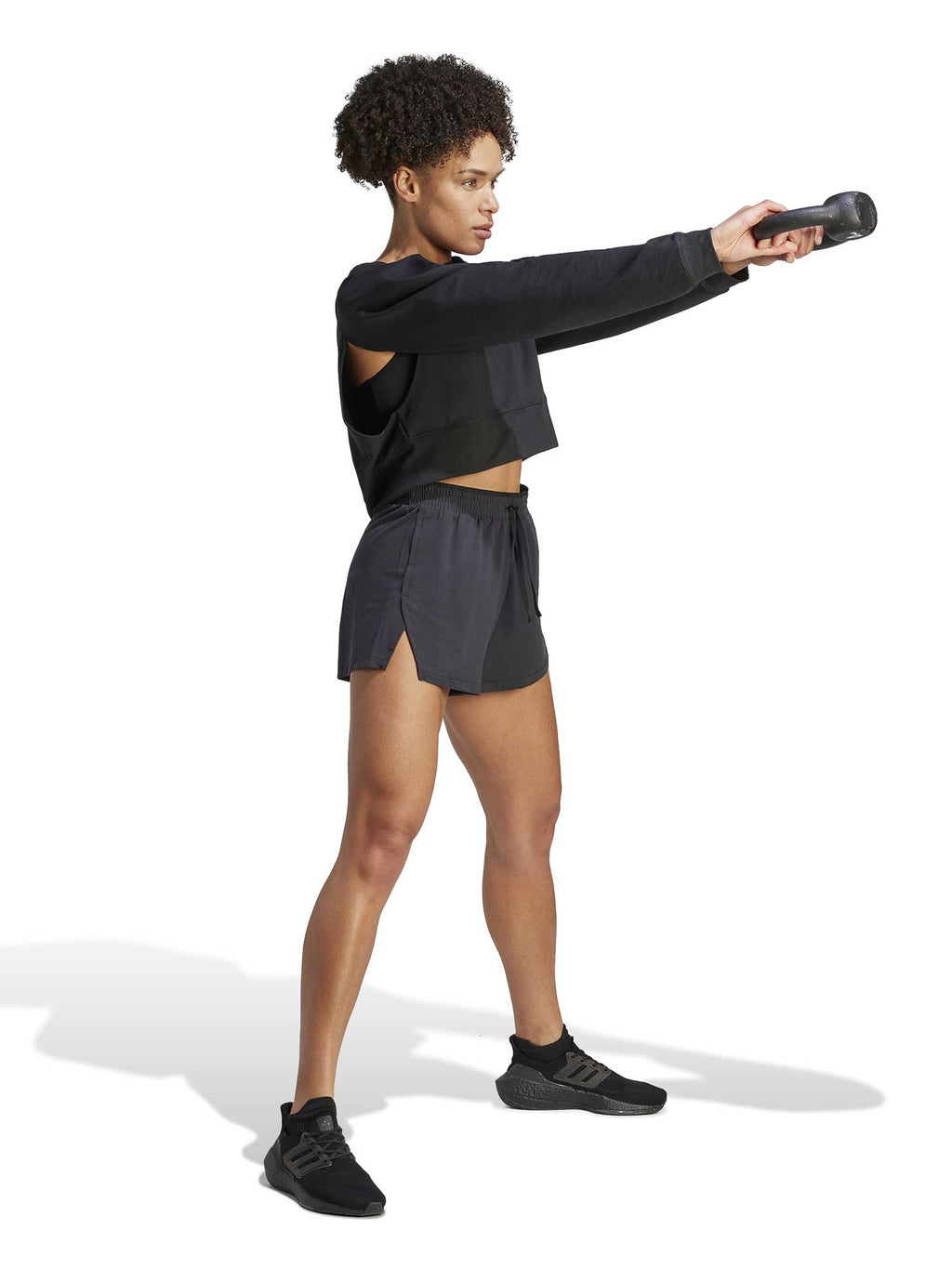 ADIDAS PERFORMANCE Блуза Power AEROREADY Crop Cover-Up