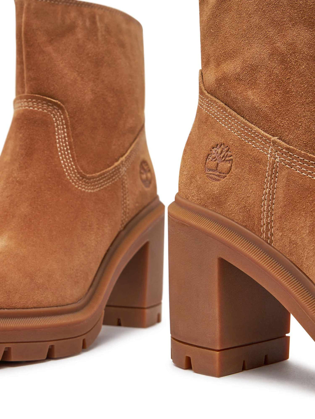 TIMBERLAND Обувки ALLINGTON HEIGHTS MID ZIP UP BOOT RUST SUED