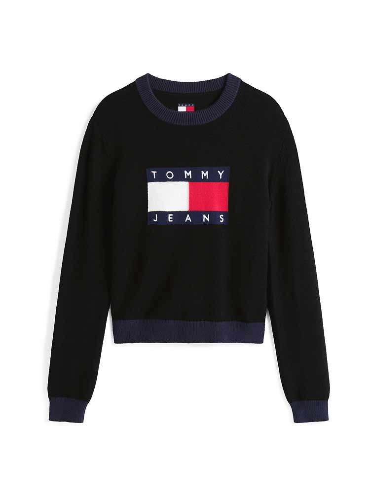 TOMMY JEANS Блуза TJW CLRBLCKFLAG SWEATER EXT