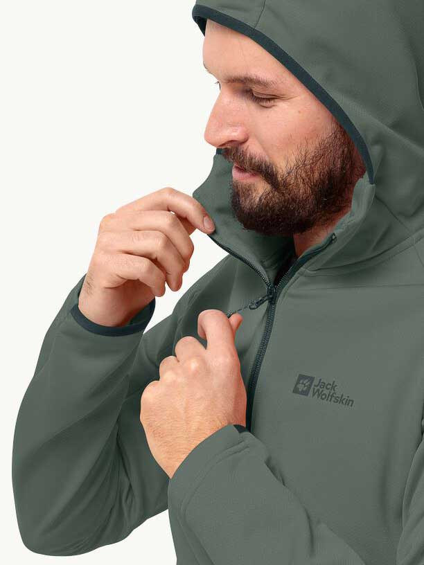 JACK WOLFSKIN Полар ALPGRAT HOODED FZ M