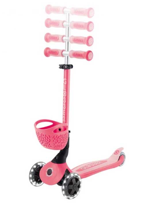 GLOBBER Тротинетка 5 в 1 BABY LEARN 360 FLASH LIGHTS