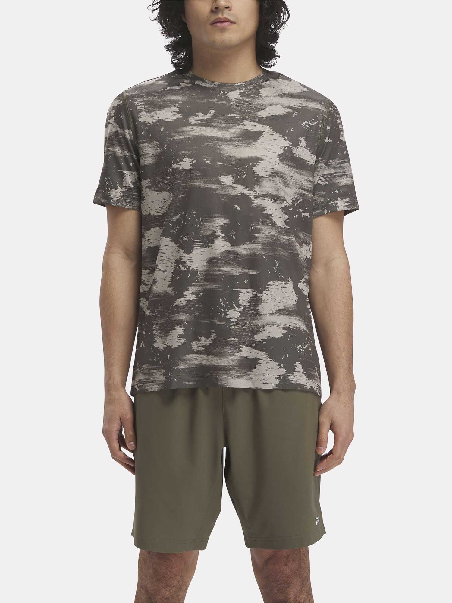 REEBOK Тениска TRAIN CAMO TECH