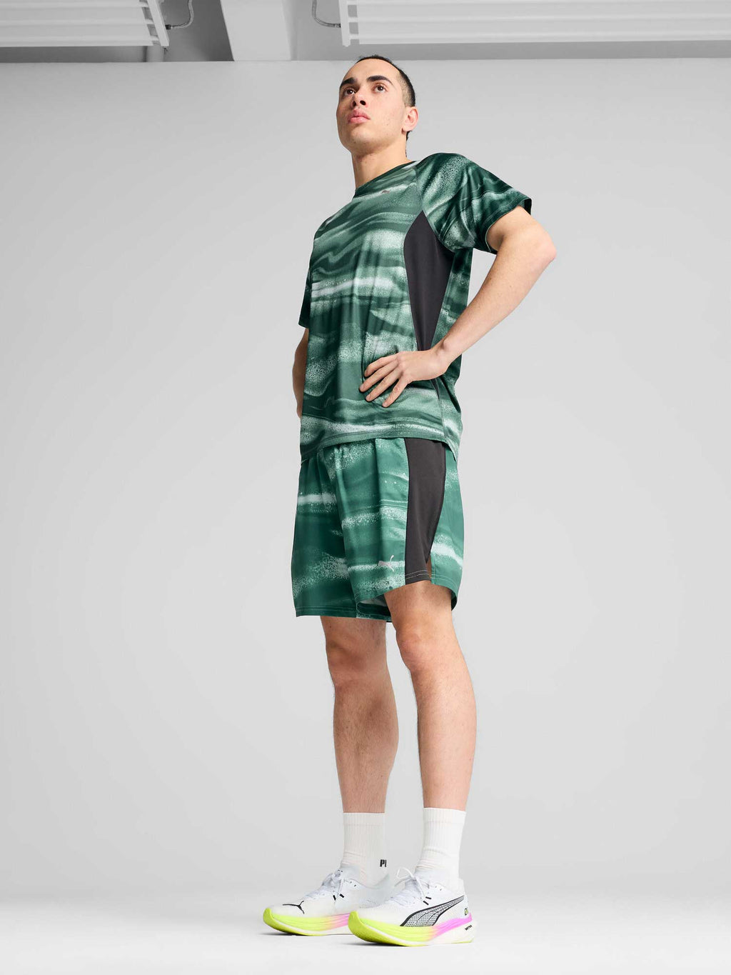 PUMA Тениска RUN VELOCITY AOP TEE M (POLY)
