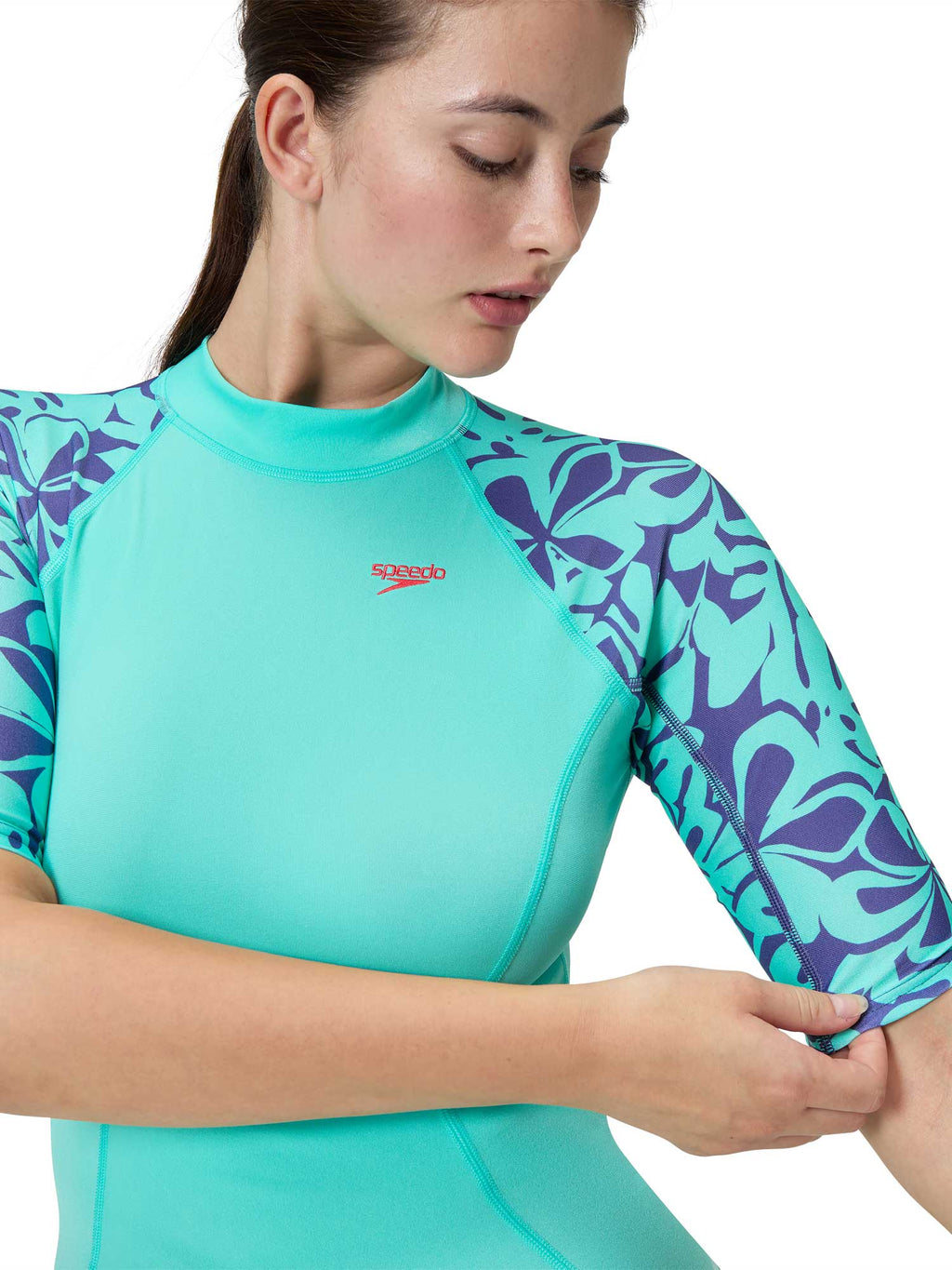 SPEEDO Тениска с UV защита WOMENS PRINTED TOP