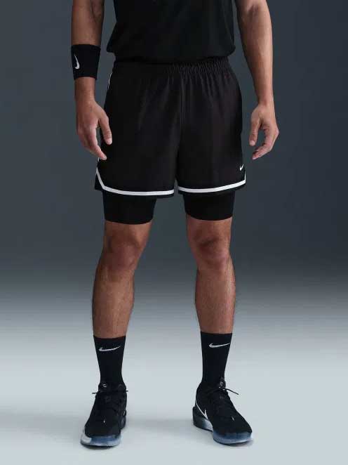 NIKE Къси панталони M NK DF DNA WVN 2IN1 4IN SHORT