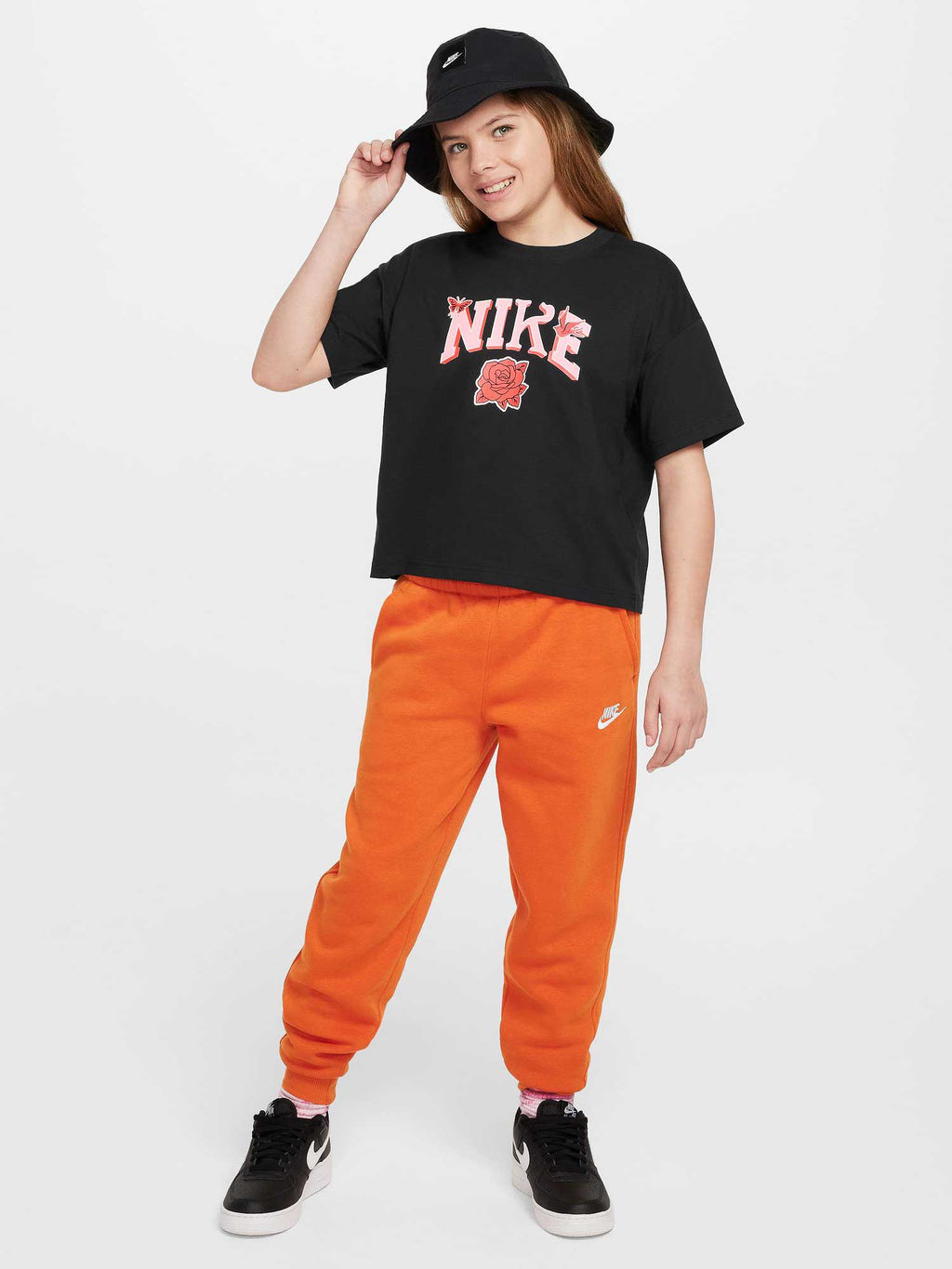 NIKE Тениска G NSW TEE BOXY VRZTY
