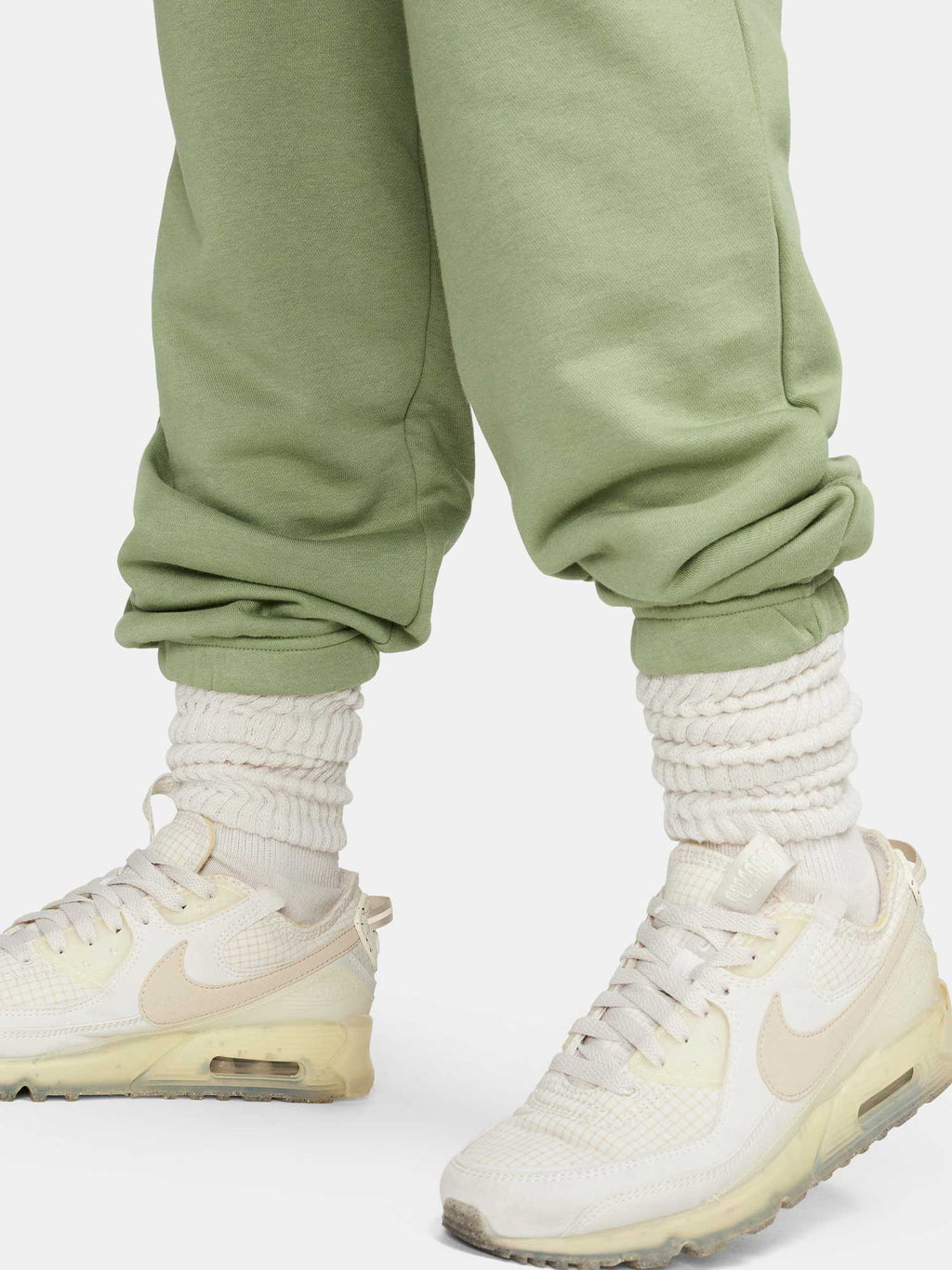 NIKE Спортно долнище W NSW PHNX FLC HR OS PANT PRNT
