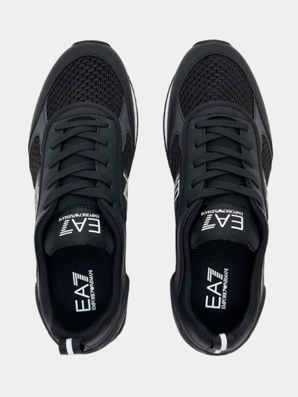 EA7 Emporio Armani Обувки BLACK & WHITE LACES