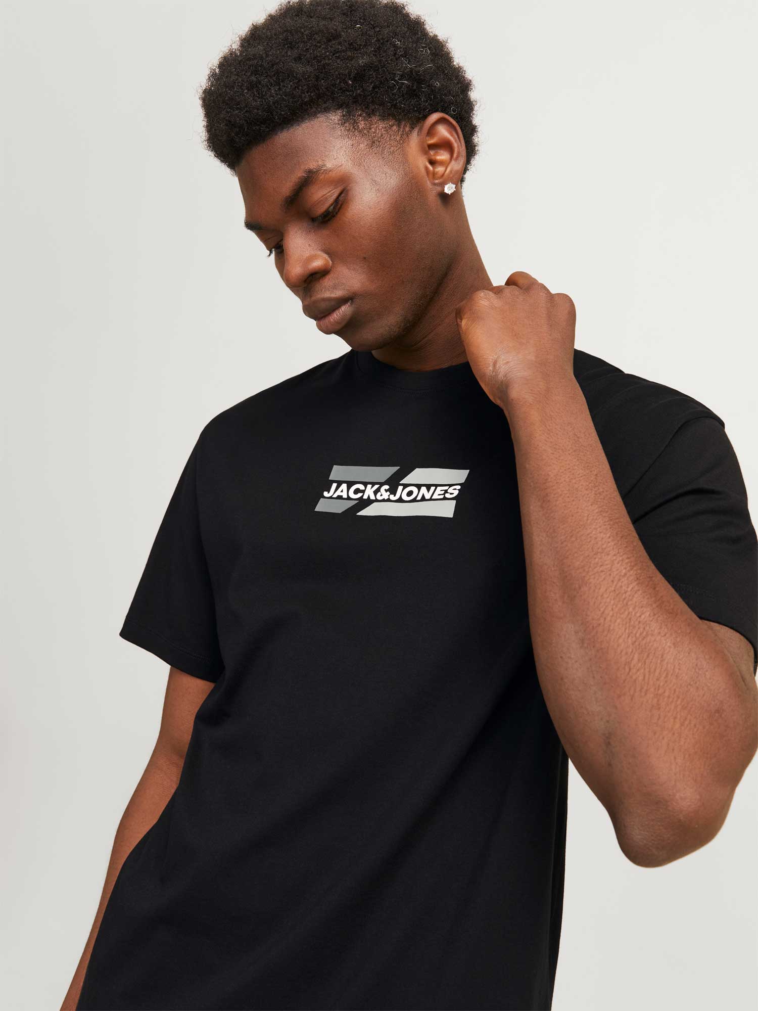 JACK & JONES Тениска JJECORP GRAPHIC TEE SS O-NECK NOOS