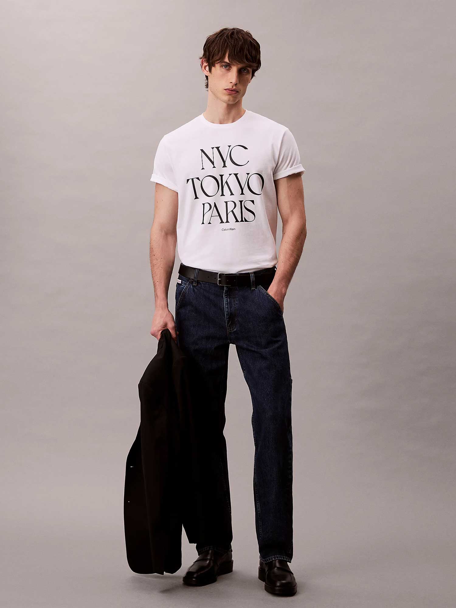 Calvin Klein Jeans Тениска SS 20S TC FLAGSHIP CITY GRAPHI