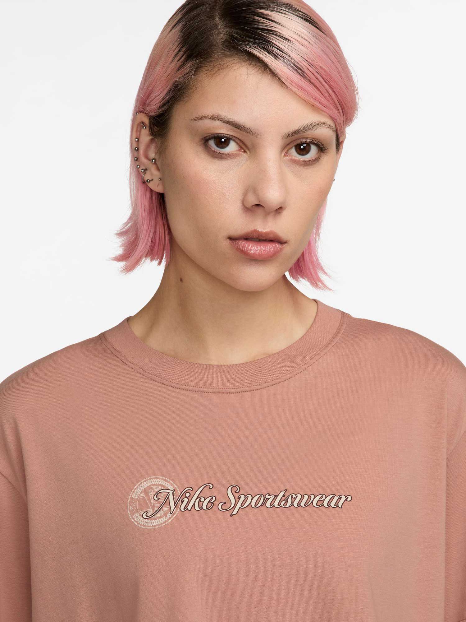 NIKE Тениска W NSW CLUB SS CROP TEE CC