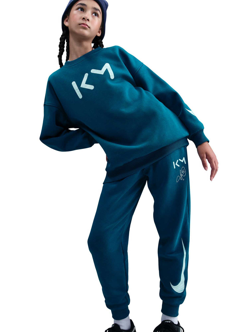 NIKE Спортно долнище Kylian Mbappe K NK CLUB FLC JGGR -PD