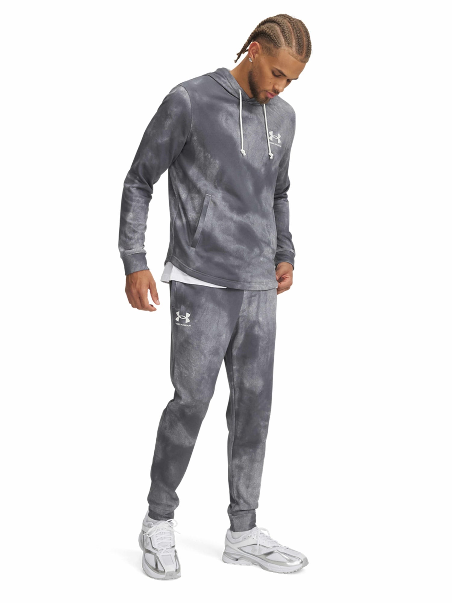 UNDER ARMOUR Спортно долнище Rival Terry AOP Jogger Q1