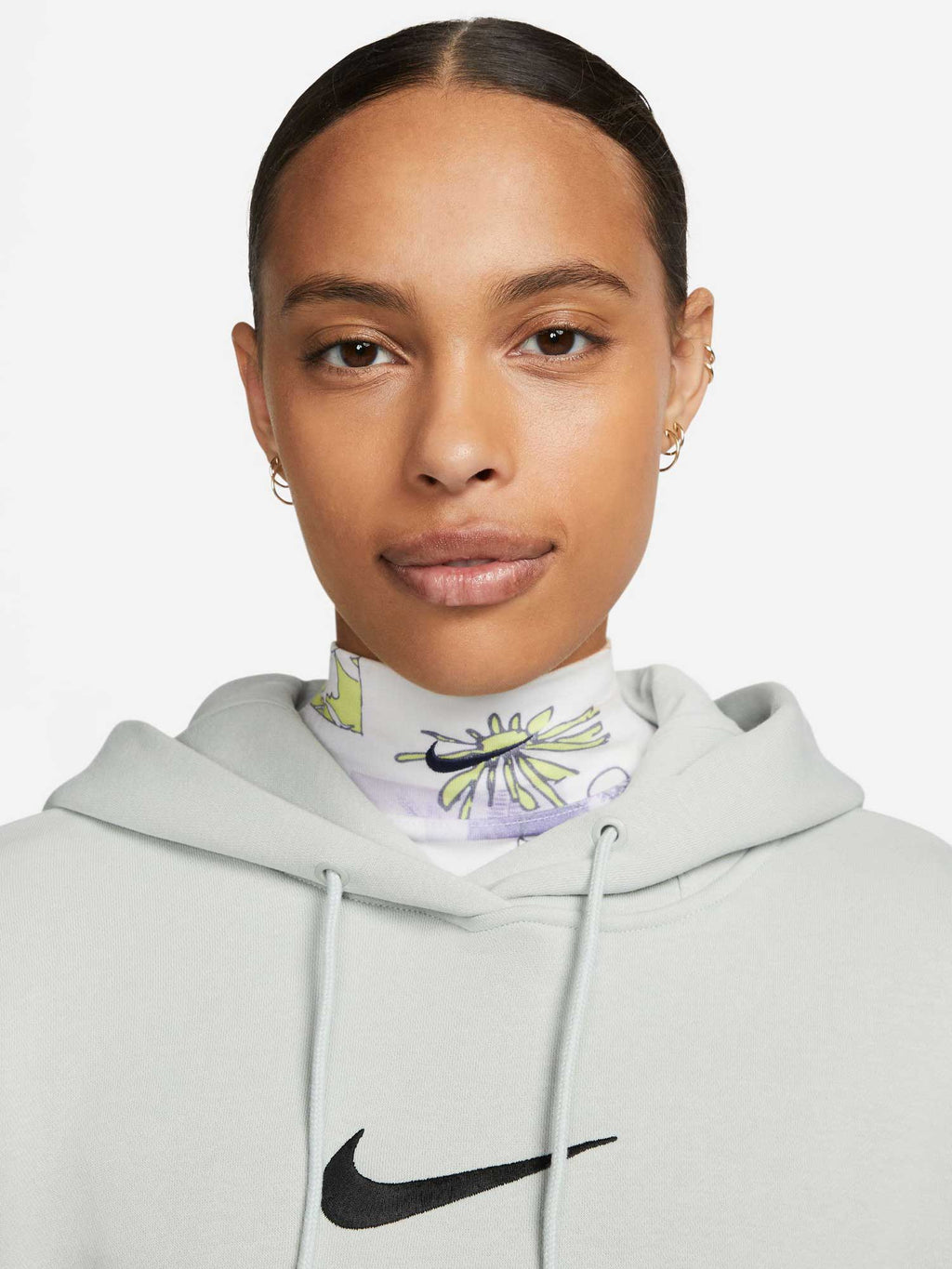 NIKE Суитшърт W NSW FLC OS PO HDY MS