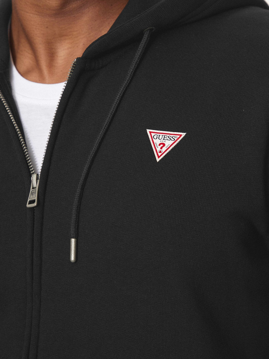 GUESS JEANS Суитшърт GJ ZIP HOOD SLIM MINI TR SWEAT