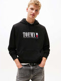 TOMMY JEANS Суитшърт TJM REG RWB DNA GRAPHIC HOODIE