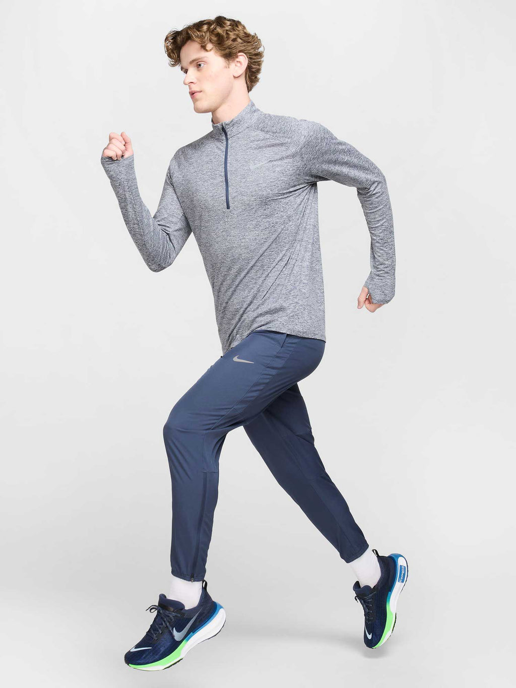 NIKE Блуза M NK DF STRIDE HZ MIDLAYER