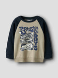 NAME IT Блуза NMMVILDAR LS SWEAT BOX BRU