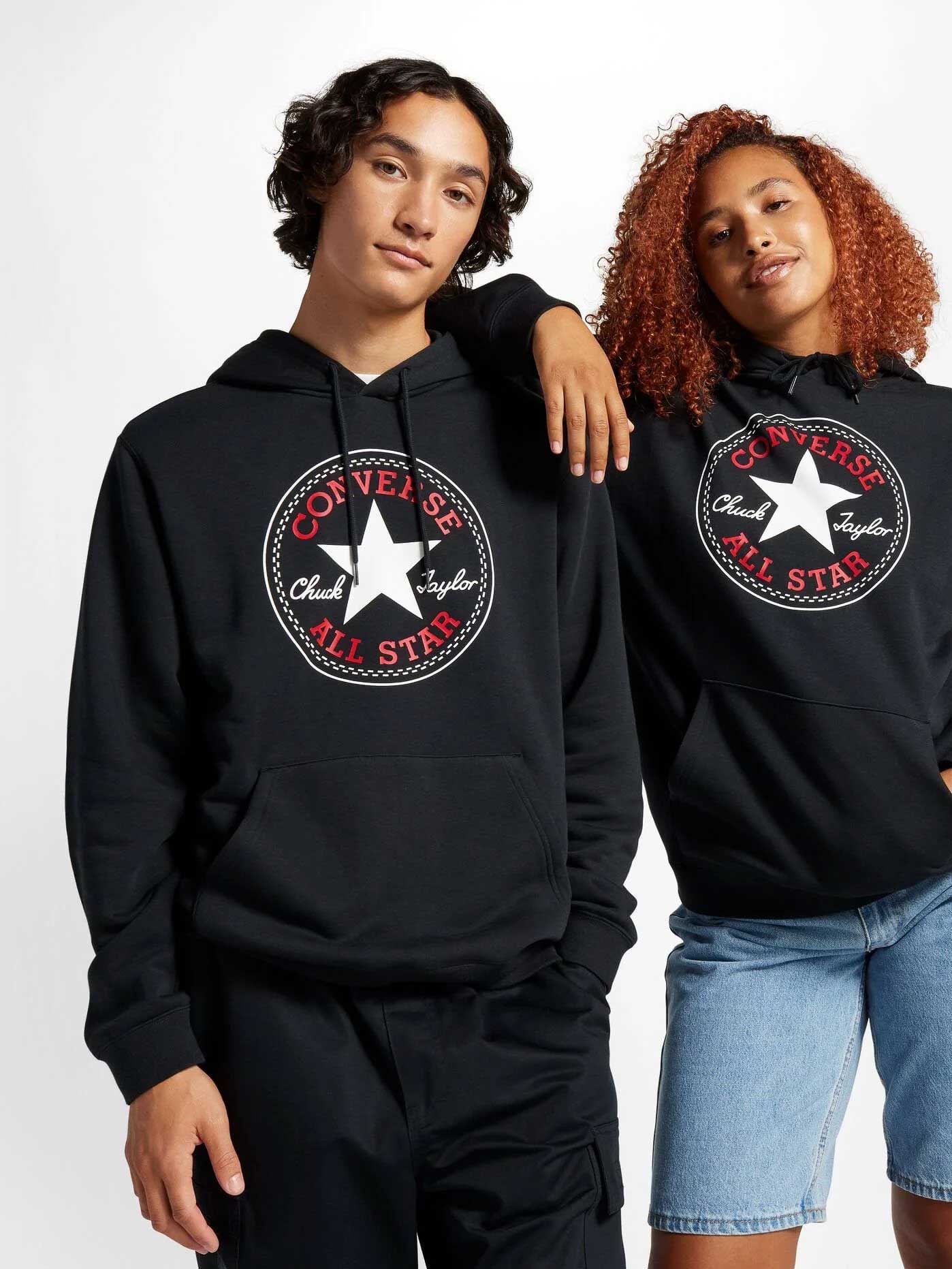 CONVERSE Суитшърт GO-TO ALL STAR PATCH