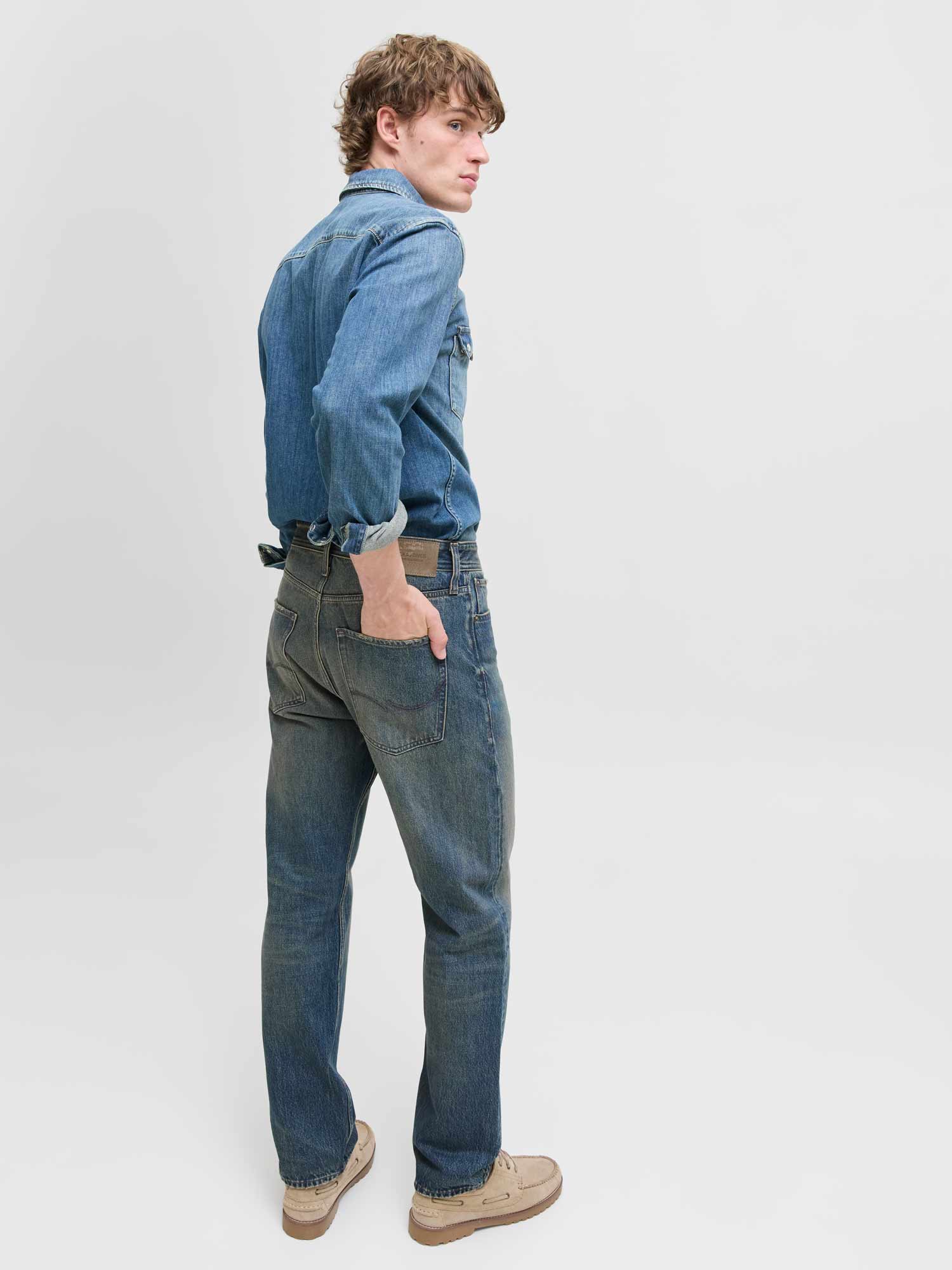 JACK & JONES Дънки JJICHRIS JJORIGINAL CB 287 BF
