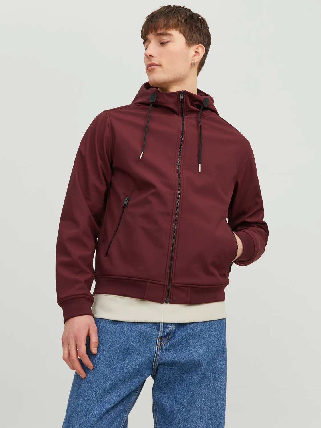 JACK & JONES Яке JJEBASIC SOFTSHELL HOOD NOOS