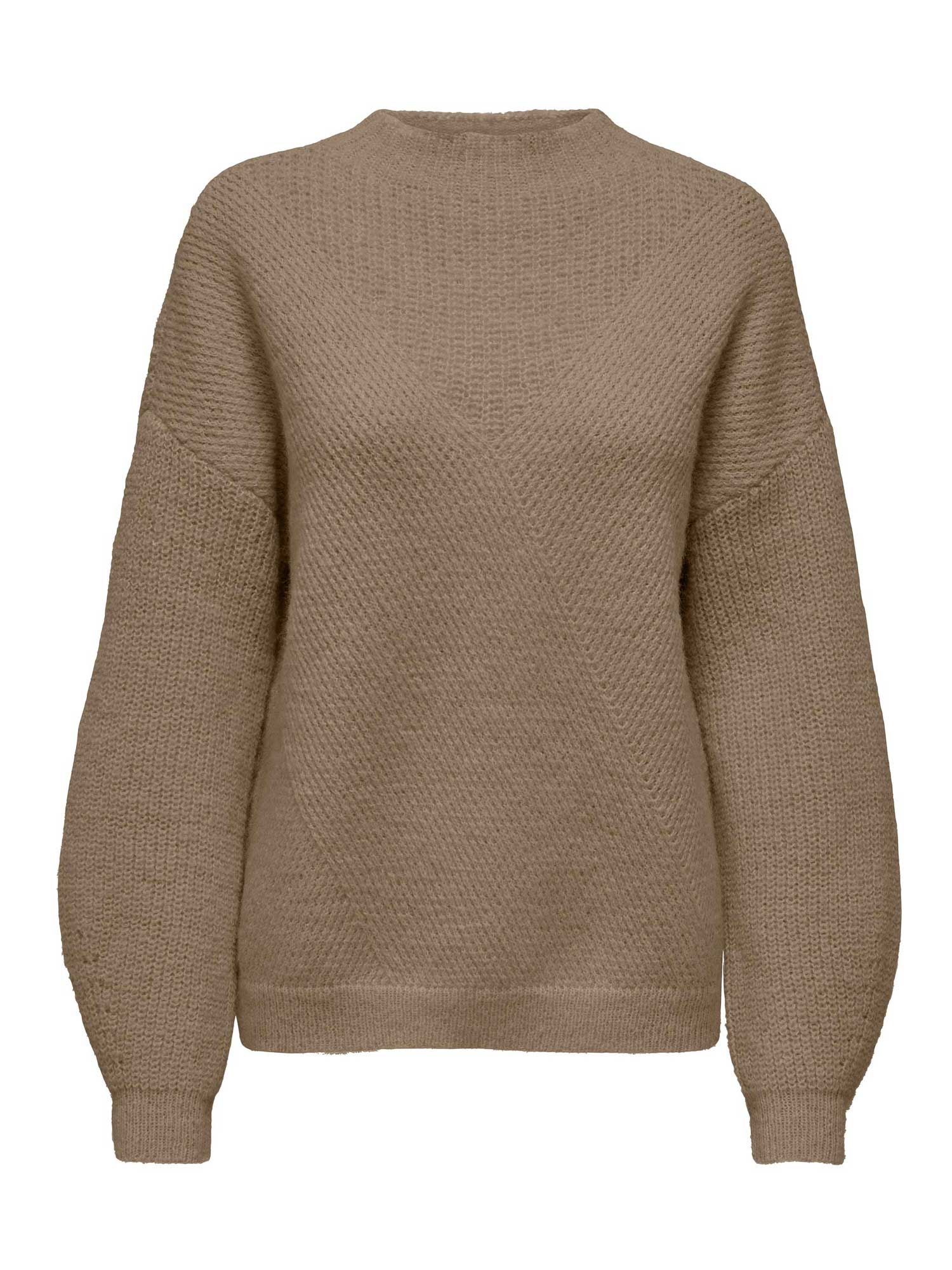 ONLY Пуловер ONLALISA LIFE L/S STRUC HIGH NECK CC KNT