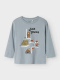 NAME IT Блуза NMMOLEN LS NREG TOP BOX