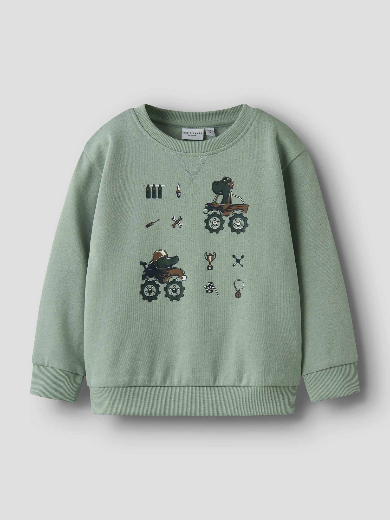 NAME IT Блуза NMMVIMO LS NREG AOP SWEAT BRU