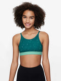 NIKE Спортен сутиен G NK ONE BRA LOGO PRINT