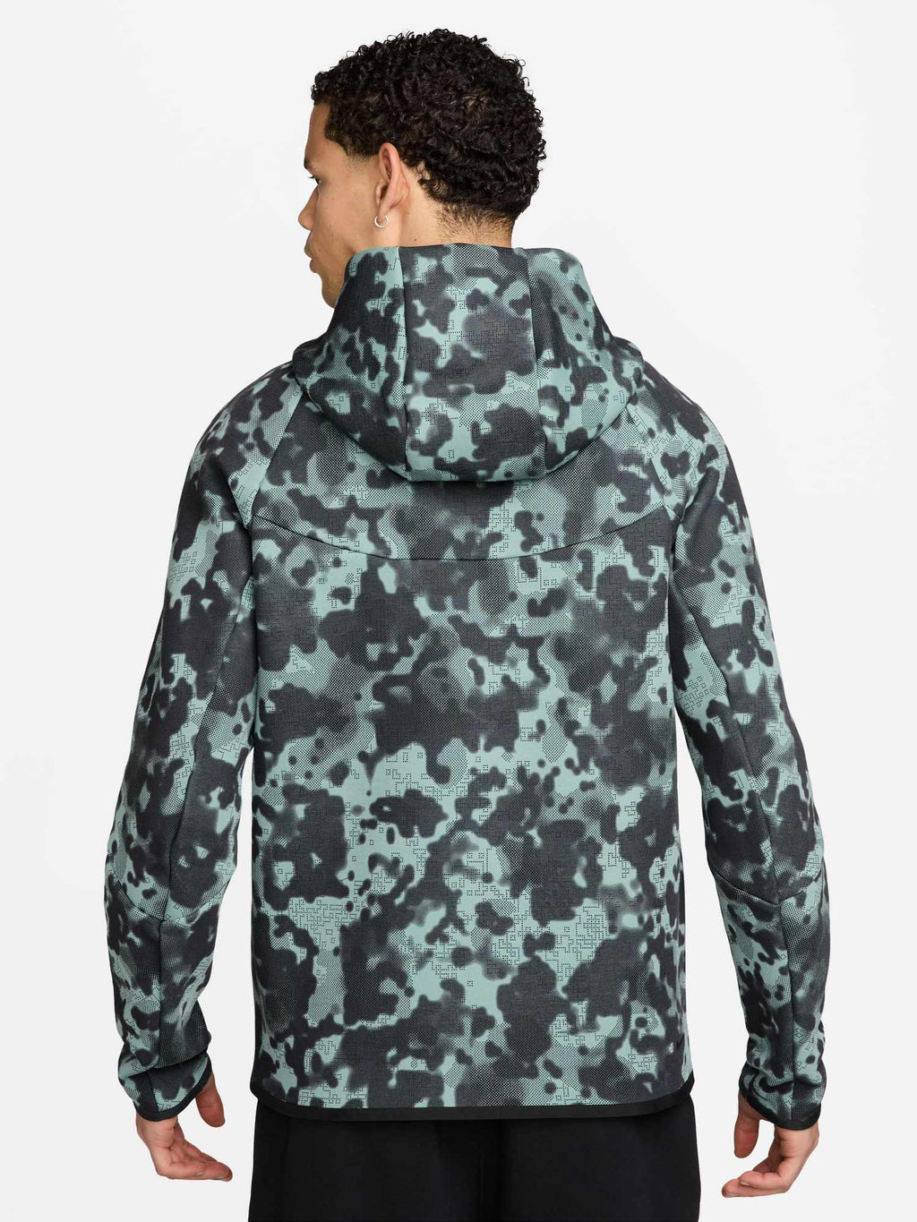 NIKE Суитшърт M NK TECH FLC WR FZ JKT CAMO