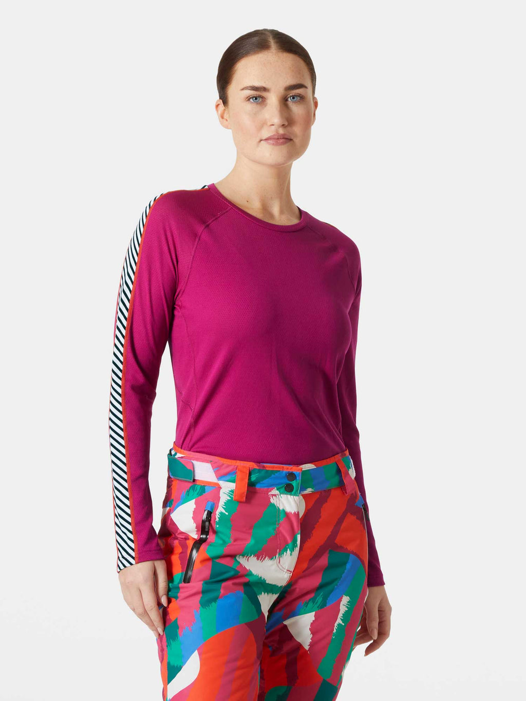 HELLY HANSEN Термоблуза W LIFA ACTIVE STRIPE CREW
