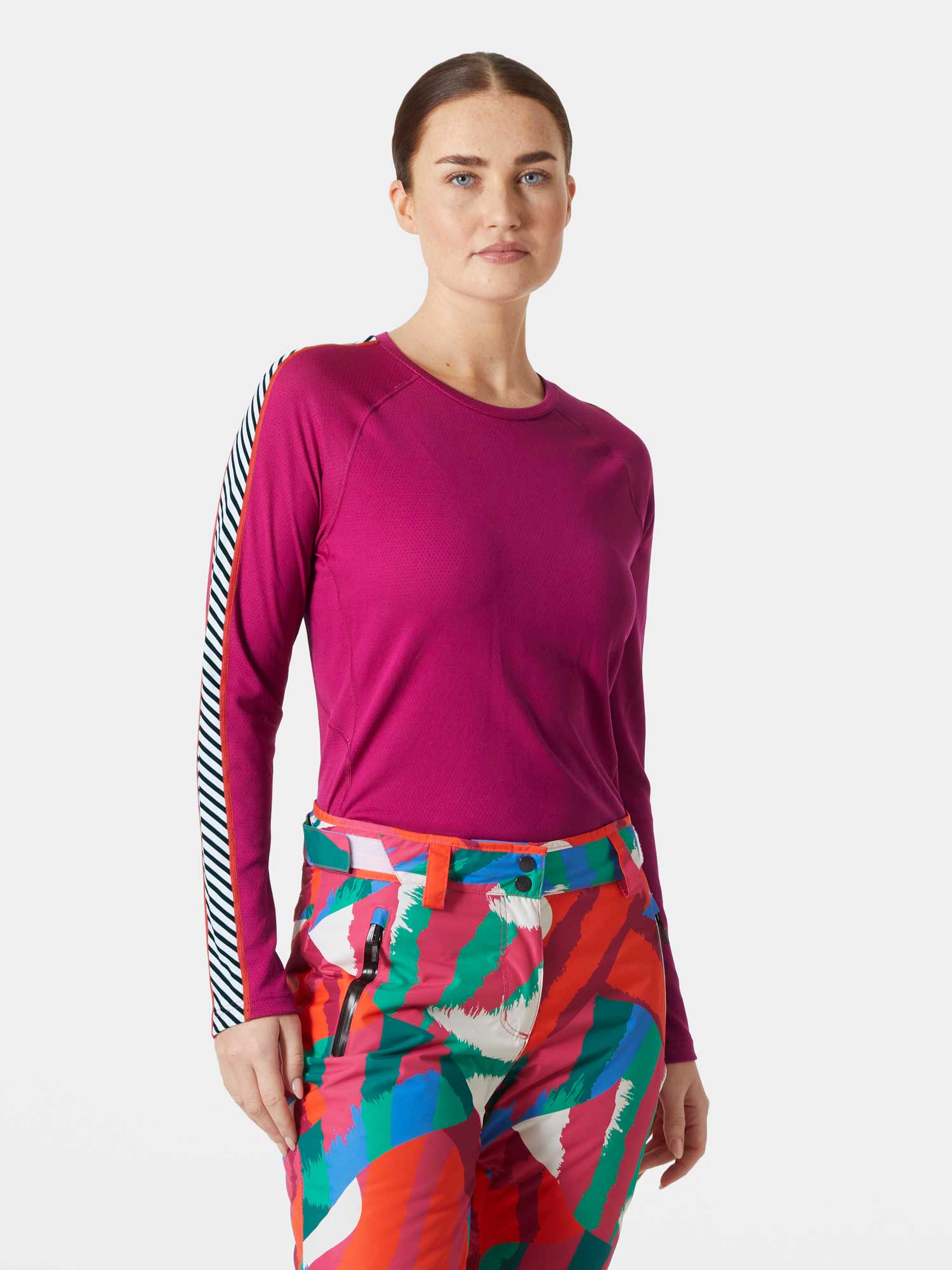 HELLY HANSEN Термоблуза W LIFA ACTIVE STRIPE CREW