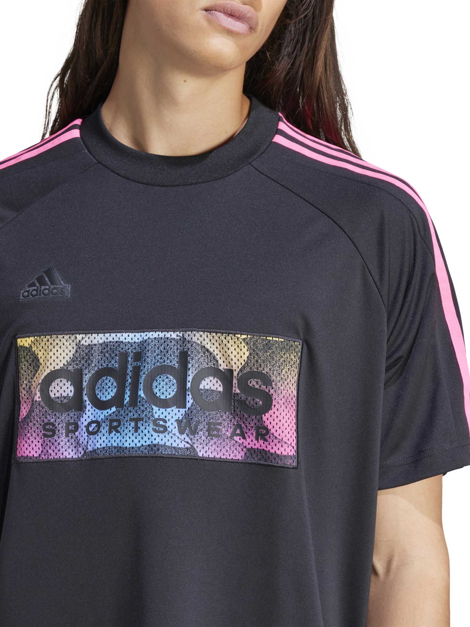 ADIDAS SPORTSWEAR Тениска Tiro Mesh Appliqu Jersey