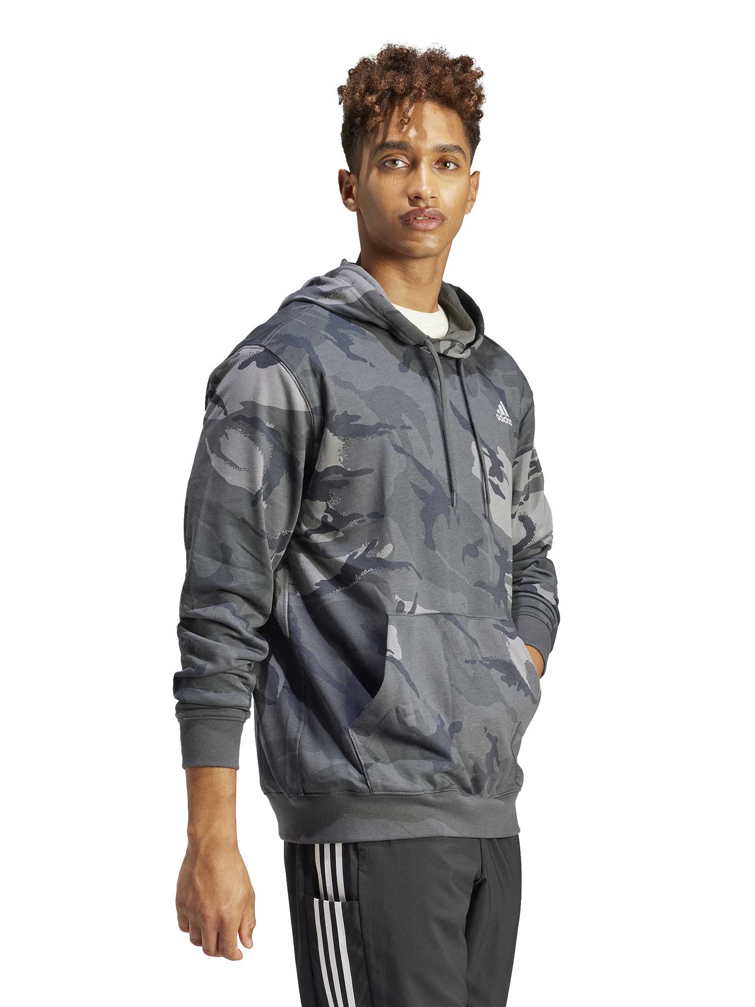 ADIDAS SPORTSWEAR Суитшърт Seasonal Essentials Camouflage Hoodie