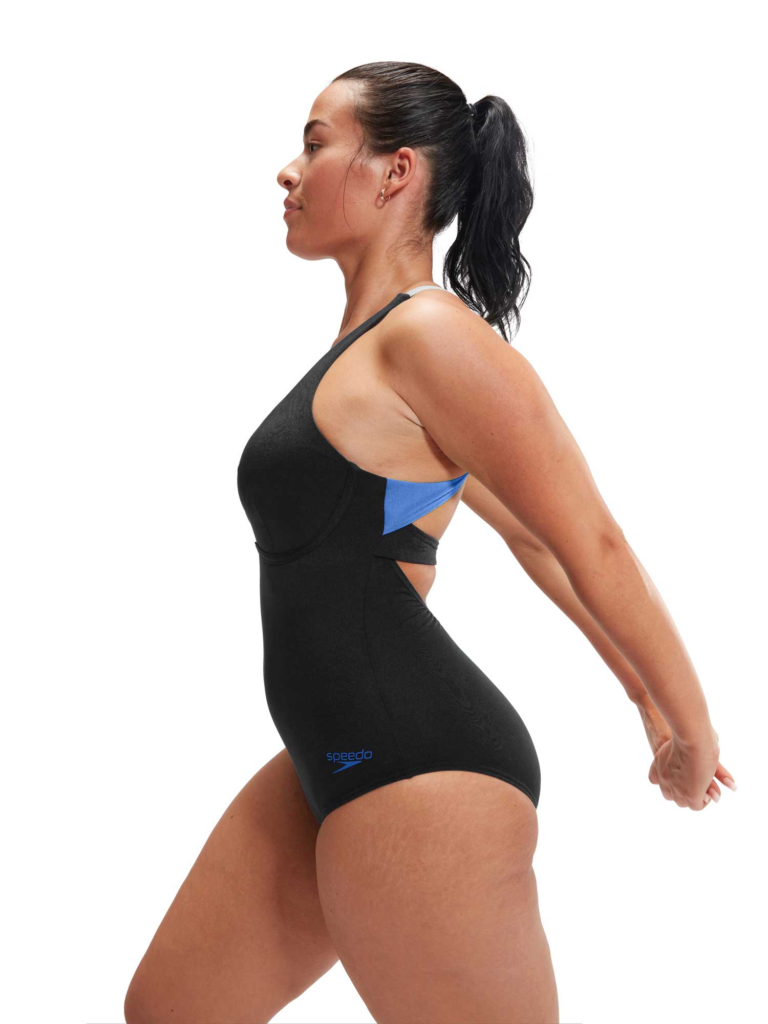 SPEEDO Цял бански WOMENS FLEX BAND WITH INTEGRATED BRA