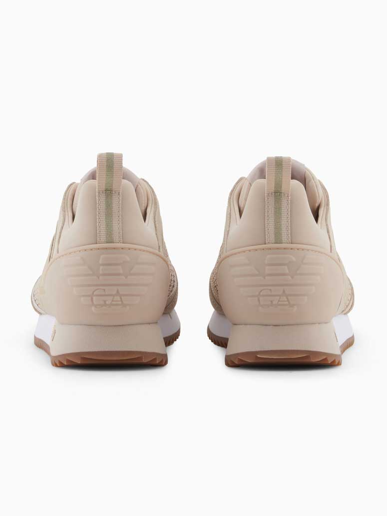 EA7 Emporio Armani Обувки SNEAKER BLACK AND WHITE