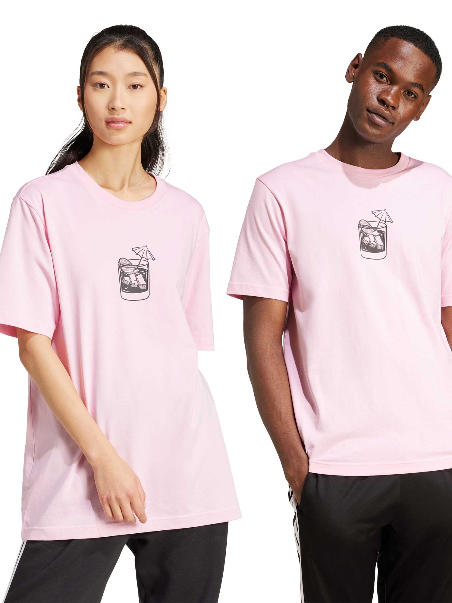 ADIDAS SPORTSWEAR Тениска Lounge Drink Graphic Tee