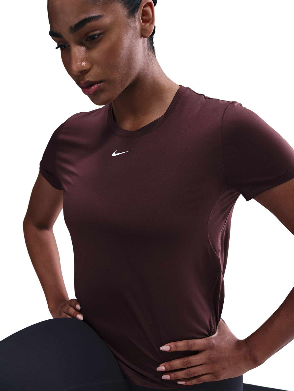 NIKE Тениска W NK ONE CLASSIC DF SS TOP WT