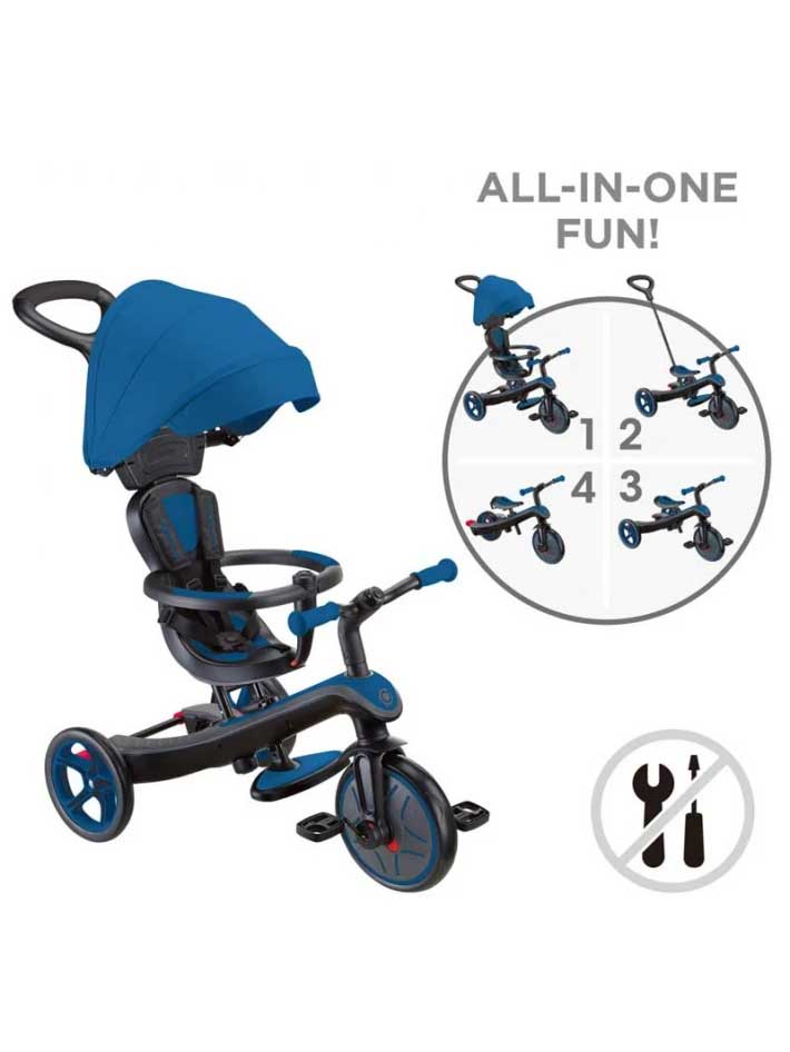 GLOBBER Триколка 4 в 1 EXPLORER TRIKE