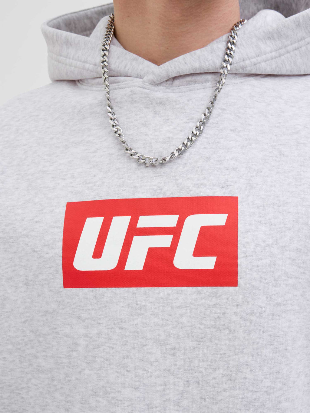 JACK & JONES Суитшърт JCOUFC SWEAT HOOD STYD