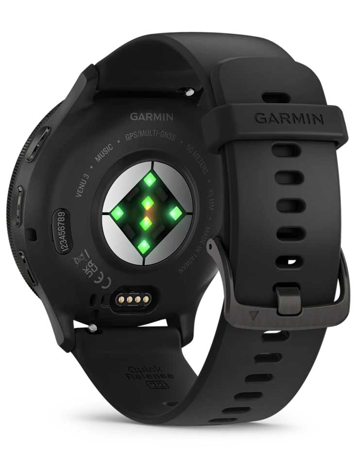 GARMIN GPS Смарт часовник Venu 3 WiFi, кожена каишка