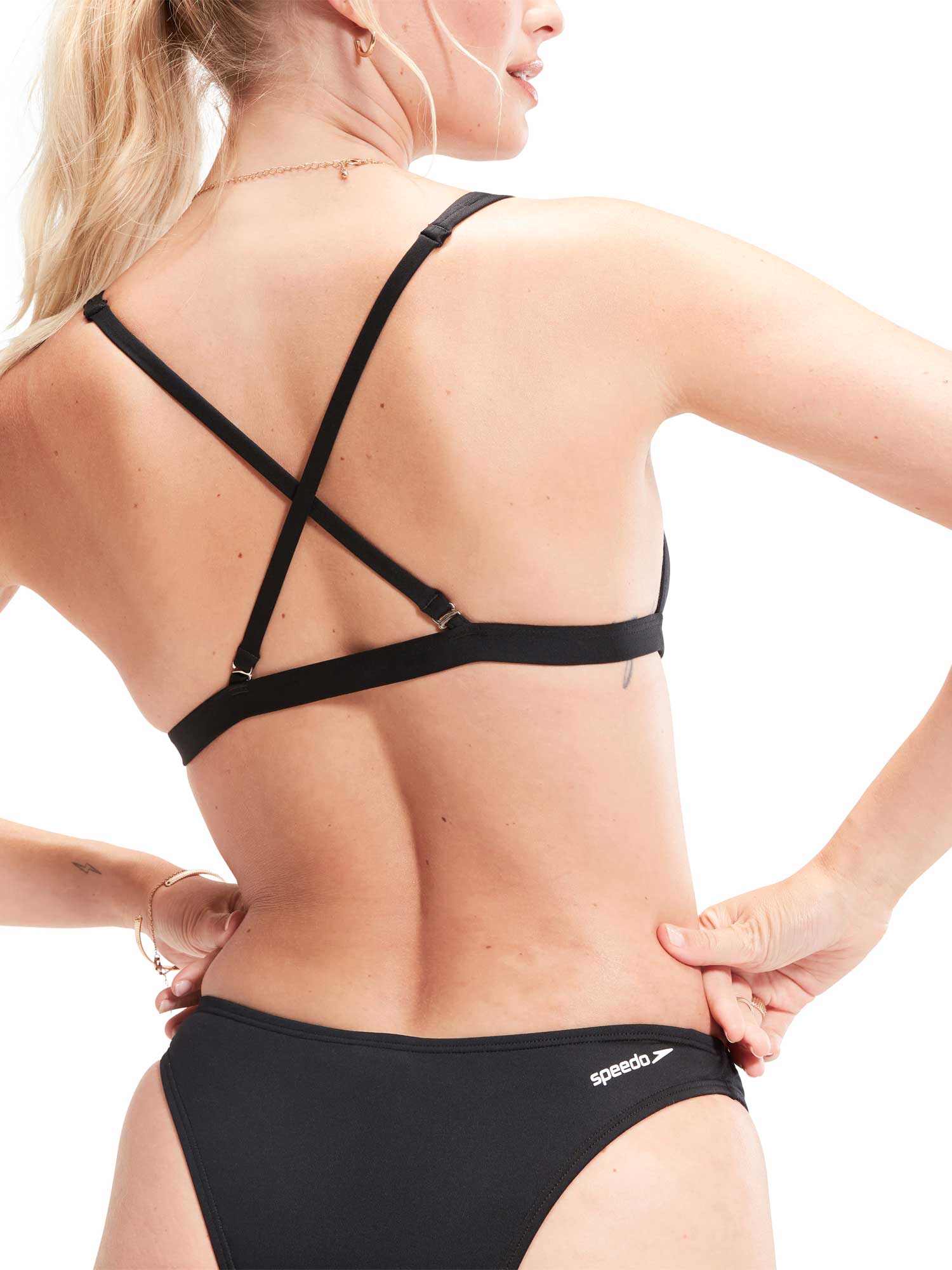 SPEEDO Бански горнище SOLID CONVERTIBLE TOP