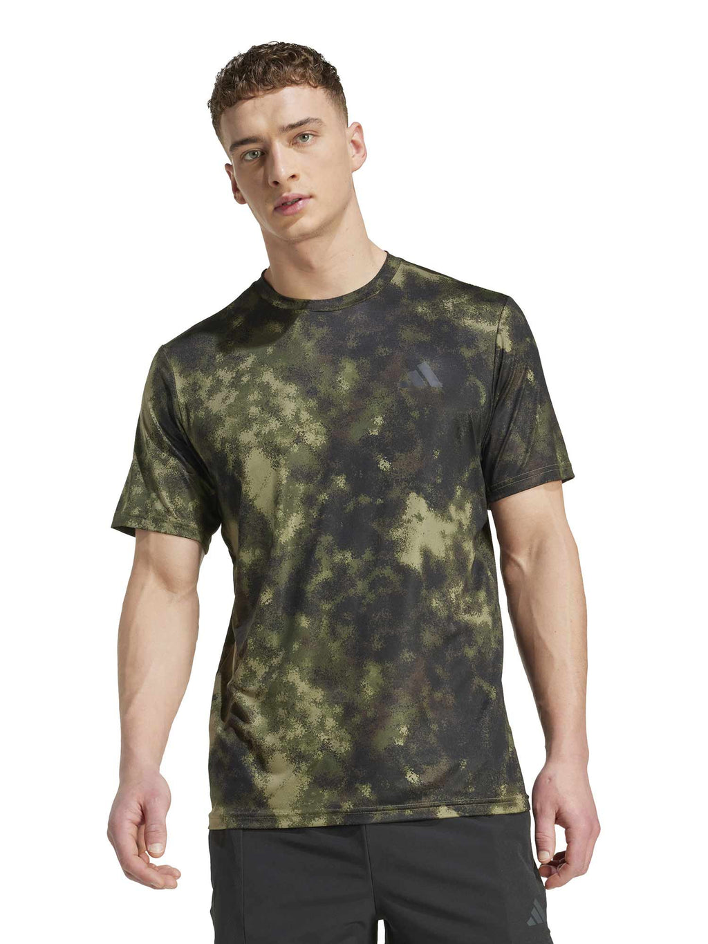 ADIDAS PERFORMANCE Тениска Train Essentials Seasonal All Over Print