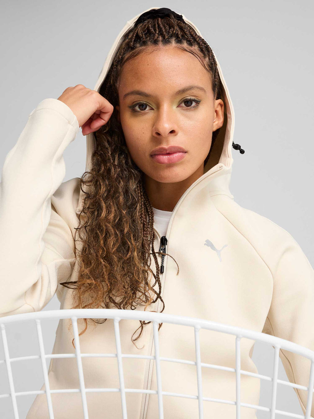 PUMA Суитшърт EVOSTRIPE Full-Zip Hoodie DK