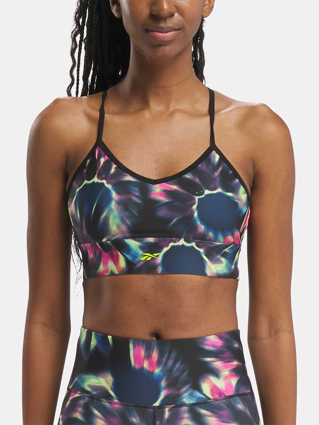 REEBOK Спортен сутиен ID TRAIN AOP BRA