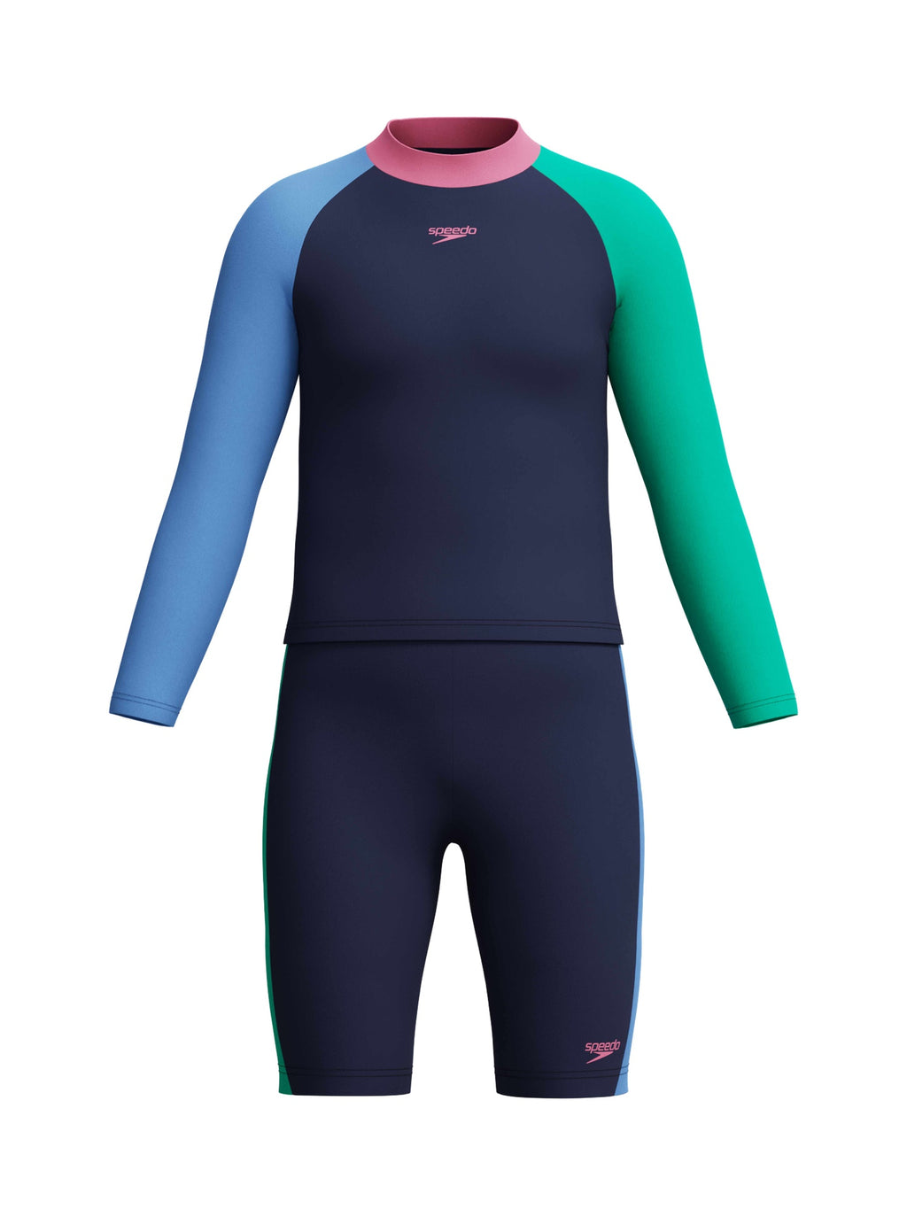 SPEEDO Комплект 2 части с UV защита GIRLS COLOURBLOCK SET