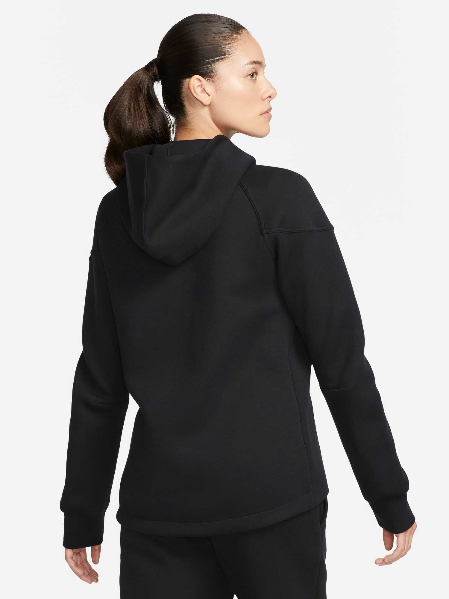 NIKE Суитшърт W NSW TCH FLC WR FZ HDY