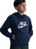 NIKE Суитшърт K NSW CLUB FLC HDY GOLD SATN