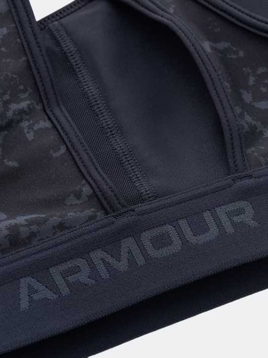 UNDER ARMOUR Спортен сутиен Crossback Mid Print